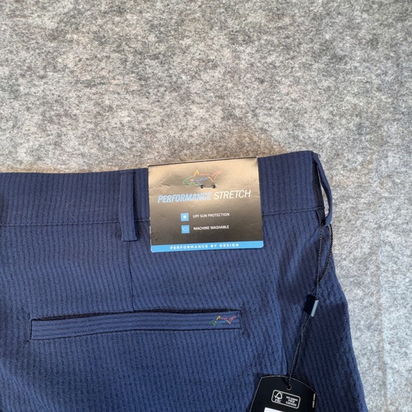 Greg Norman Mens Performance Stretch Golf Shorts Navy Blue 42 G7S25XXH559 NWT - Picture 8 of 11